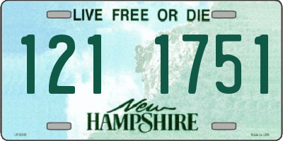 NH license plate 1211751