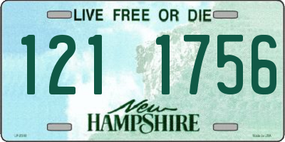 NH license plate 1211756