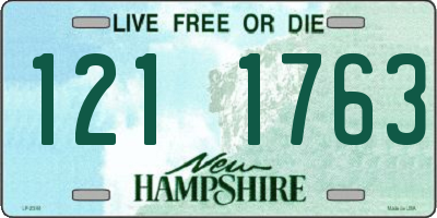 NH license plate 1211763