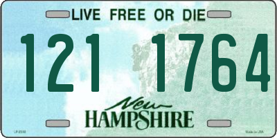 NH license plate 1211764