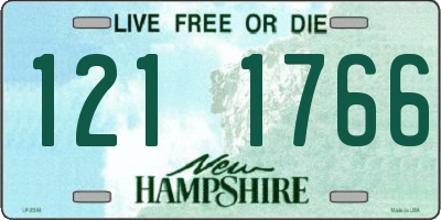 NH license plate 1211766