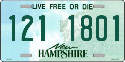 NH license plate 1211801
