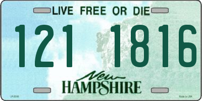NH license plate 1211816