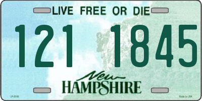 NH license plate 1211845