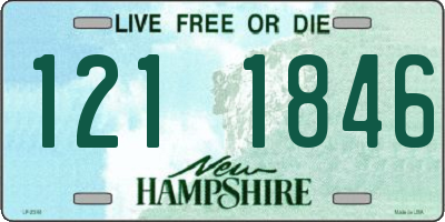 NH license plate 1211846