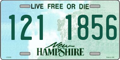 NH license plate 1211856