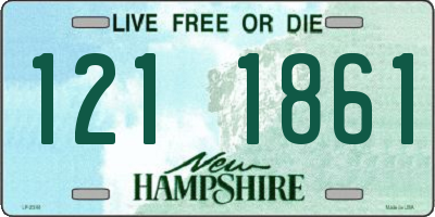 NH license plate 1211861