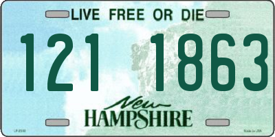 NH license plate 1211863