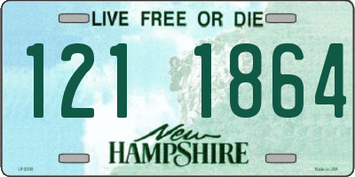 NH license plate 1211864