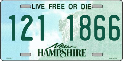 NH license plate 1211866