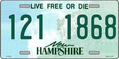 NH license plate 1211868