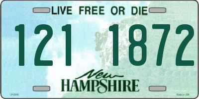 NH license plate 1211872