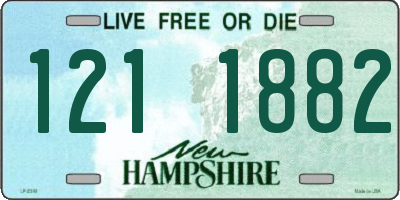 NH license plate 1211882