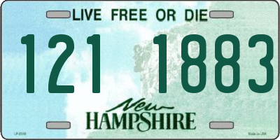 NH license plate 1211883