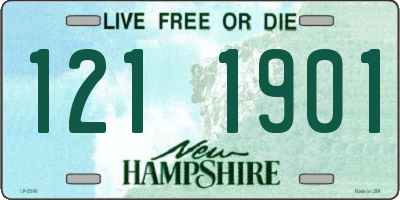 NH license plate 1211901