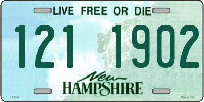 NH license plate 1211902