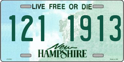 NH license plate 1211913
