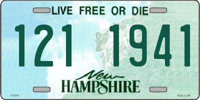 NH license plate 1211941