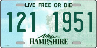 NH license plate 1211951