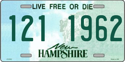 NH license plate 1211962