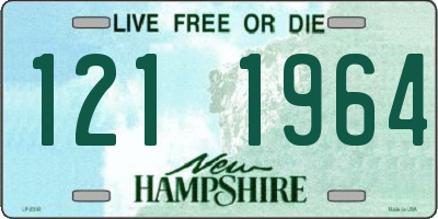 NH license plate 1211964