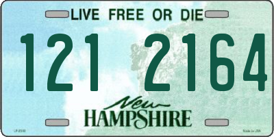 NH license plate 1212164