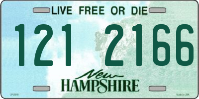 NH license plate 1212166