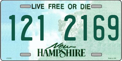 NH license plate 1212169