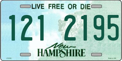 NH license plate 1212195