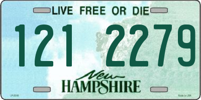 NH license plate 1212279