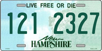 NH license plate 1212327