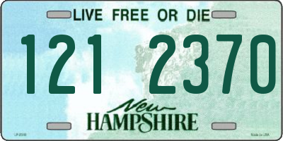 NH license plate 1212370