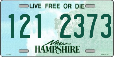 NH license plate 1212373