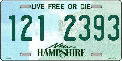 NH license plate 1212393