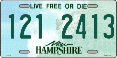 NH license plate 1212413