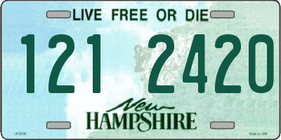 NH license plate 1212420