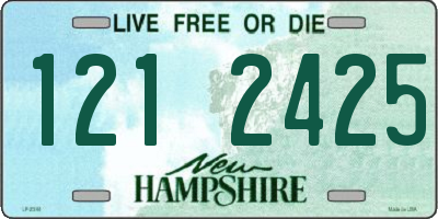 NH license plate 1212425