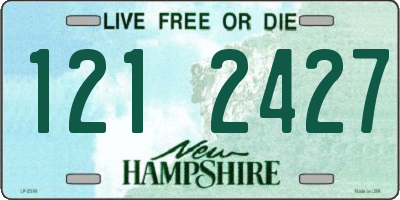 NH license plate 1212427