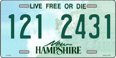 NH license plate 1212431
