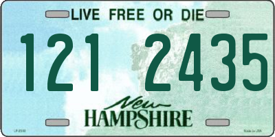 NH license plate 1212435