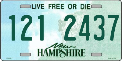 NH license plate 1212437