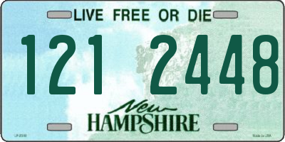 NH license plate 1212448