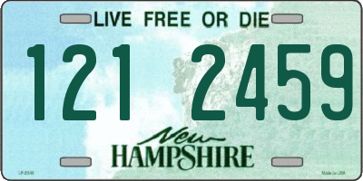 NH license plate 1212459