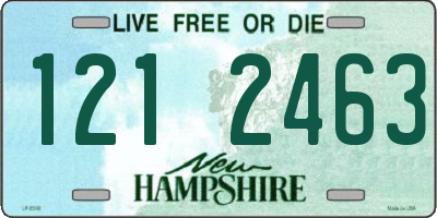 NH license plate 1212463