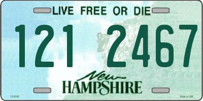 NH license plate 1212467