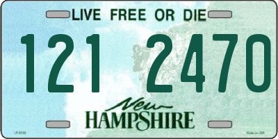 NH license plate 1212470