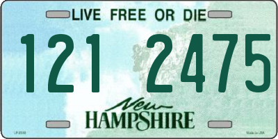 NH license plate 1212475