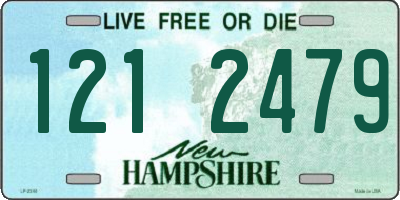 NH license plate 1212479