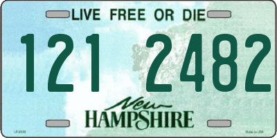 NH license plate 1212482