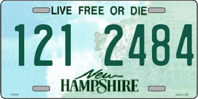 NH license plate 1212484